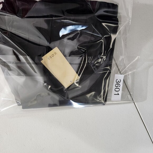 Code Dress Womens Size 12 Black One Shoulder Cocktail Party Rayon Polyester NWT - Picture 14 of 14